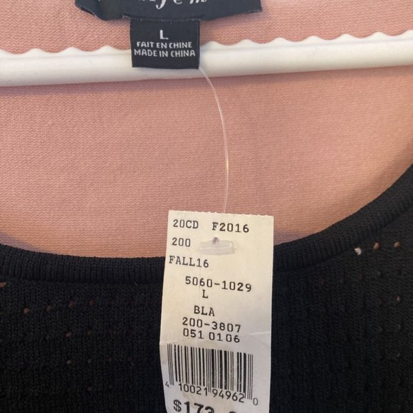 NWT Womens Trible Femme Size  large Black - Picture 2 of 2